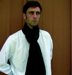 Sciarpa in seta e pashmina in tinta unita